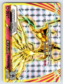 Xerneas BREAK 82/114 2016 XY Steam Siege Pokemon Card TCG Ultra Rare Holo Lp/Mp - Image 1