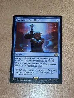Louisoix's Sacrifice R 0059 Regular - Final Fantasy MTG Magic The Gathering - Image 1