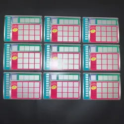 Set 9 Machoke Raticate Pokemon Scratch Card Unused Tomy Nintendo Japanese 1997 - Image 3