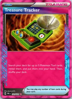 Treasure Tracker 131/131 NM Pokemon Card TCG - Image 1