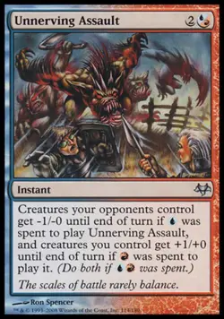 Unnerving Assault - Light Play MTG Eventide - Image 1