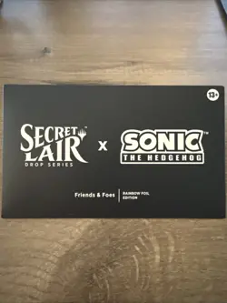 MTG Secret Lair Sonic The Hedgehog Friends and Foes Foil Edition - Image 1
