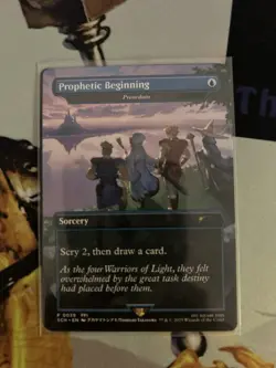 1x Prophetic Beginning MTG Store Championships Borderless Promo Nonfoil NM - Image 1