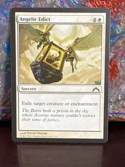 Angelic Edict - Mtg Gatecrash - Magic the Gathering Card TCG CARD 2/249 - Image 1