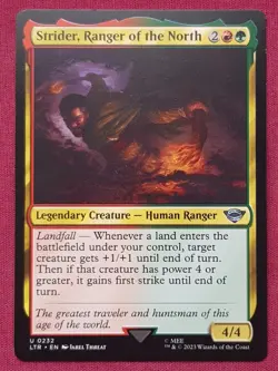 Magic The Gathering LOTR TALES OF MIDDLE EARTH STRIDER RANGER OF THE NORTH MTG - Image 1