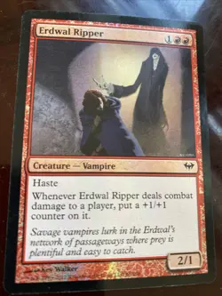 MTG Erdwal Ripper FOIL Dark Ascension NM Red Common MAGIC GATHERING CARD TCG - Image 1