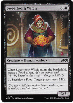 Magic The Gathering Wilds of Eldraine Sweettooth Witch #111 MTG - Image 1