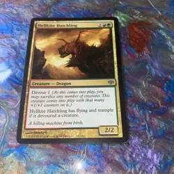 Conflux Hellkite Hatchling MTG Magic the Gathering TCG CARD - Image 1