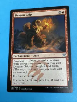 Dragon Grip - Magic the Gathering MTG Khans of Tarkir Single Card - Image 1