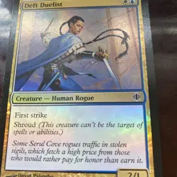 Deft Duelist FOIL Common Magic MtG Shards of TCG CARD - Image 1