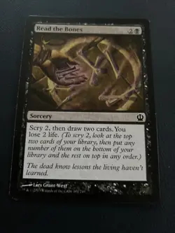 Read the Bones 0154 Non Foil Common Duskmourn MTG MAGIC TCG CARD - Image 1