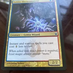MTG Goblin Electromancer - Retro Frame Ravnica Remastered TCG CARD MAGIC - Image 2