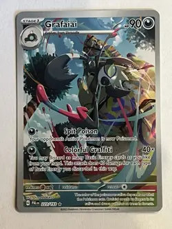 Grafaiai 223/193 Sv02: Paldea Evolved Holo Pokemon Tcg Rare Illustration - Image 1