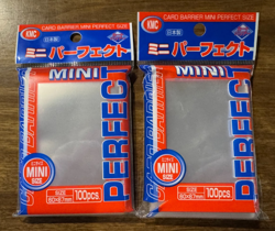 KMC MINI Perfect Fit Sleeves 60x87mm 200 Count Yugioh Vanguard 2 Packs USAseller - Image 1
