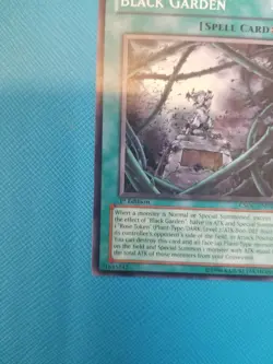 Yugioh Black Garden CSOC-EN048 1st Edition Super Rare Crossroads Chaos - Image 2