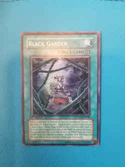 Yugioh Black Garden CSOC-EN048 1st Edition Super Rare Crossroads Chaos - Image 4