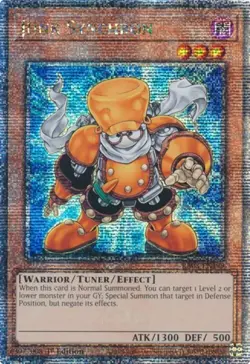 Yugioh 1x Junk Synchron - RA03-EN199 - Quarter Century Secret Rare - 1st Edition - Image 1