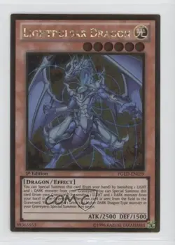 Lightpulsar Dragon Unlimited YuGiOh Premium Gold #PGLD-EN039 0l4h - Image 1