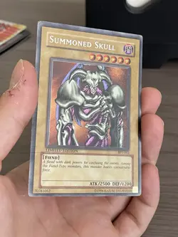 Yugioh Summoned Skull BPT-002 Secret Rare Limited Edition HP/DMG - Image 3