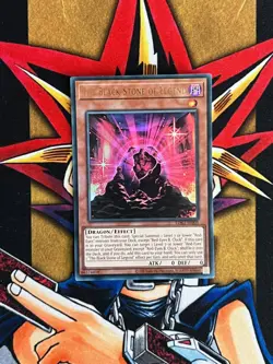 LDK2-ENJ05 The Black Stone of Legend Ultra Rare UNL Edition NM Yugioh Card - Image 1