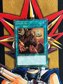 RA03-EN188 Trade-In Platinum Secret Rare 1st Edition NM Yugioh Card - Image 1