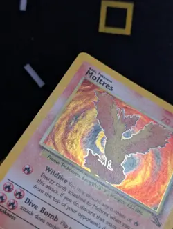 Moltres 12/62 - Fossil Set 1999 Holo Unlimited Pokemon Vintage WotC - LP - Image 2