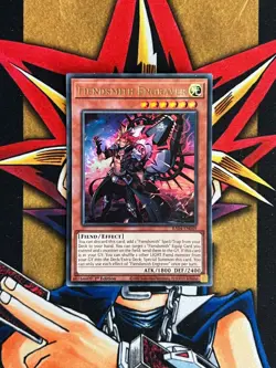 RA04-EN049 Fiendsmith Engraver Ultra Rare 1st Edition NM Yugioh Card - Image 1