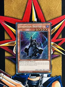 RA01-EN014 Dimension Shifter Secret Rare 1st Edition NM Yugioh Card - Image 1