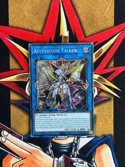 RA02-EN044 Accesscode Talker Secret Rare 1st Edition NM Yugioh Card - Image 1