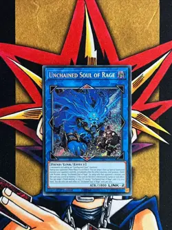 RA02-EN041 Unchained Soul Of Rage Secret Rare 1st Edition NM Yugioh Card - Image 1