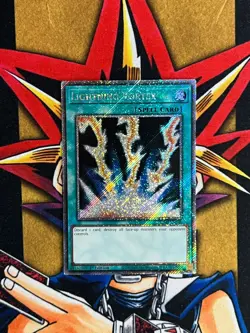 RA03-EN148 Lightning Vortex Platinum Secret Rare 1st Edition NM Yugioh Card - Image 1
