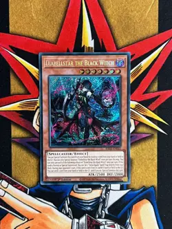 RA03-EN032 Diabellstar The Black Witch Secret Rare 1st Edition NM Yugioh Card - Image 1