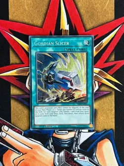 ALIN-EN066 Gordian Slicer Secret Rare 1st Edition NM Yugioh Card - Image 1