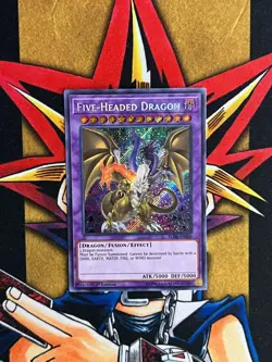 BLHR-EN000 Five-Headed Dragon Secret Rare 1st Edition VLP Yugioh Card - Image 1