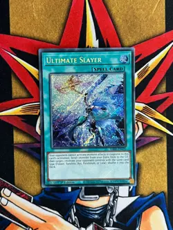 RA02-EN070 Ultimate Slayer Secret Rare 1st Edition VLP Yugioh Card - Image 1