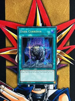MP24-EN103 Dark Corridor Secret Rare 1st Edition NM Yugioh Card - Image 1