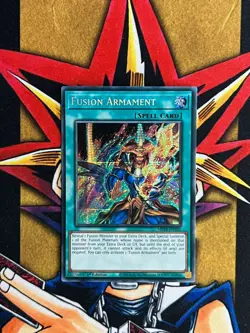 MP24-EN105 Fusion Armament Secret Rare 1st Edition NM Yugioh Card - Image 1