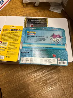 Pokemon Suicune Legendary Beasts Pin 3 Pack Blister + Evolutions pack +bonus - Image 5