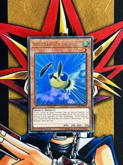 BLHR-EN031 Battlewasp - Pin The Bullseye Ultra Rare 1st Edition NM Yugioh Card - Image 1