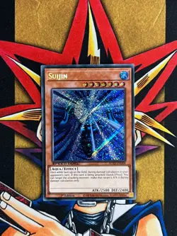 SGX2-END09 Suijin Secret Rare 1st Edition NM Yugioh Card - Image 1