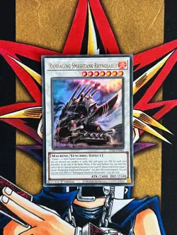 STAS-EN043 Rampaging Smashtank Rhynosaber Ultra Rare 1st Edition NM Yugioh Card - Image 1