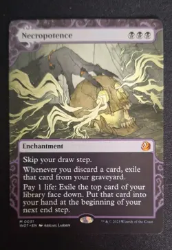 MTG Necropotence Wilds of Eldraine: Enchanting Tales 0031 Regular Mythic - Image 1