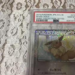 PSA 10 Eevee SC 014 020 Shiny Collection BW Rare Holo Pokemon Card - Image 4