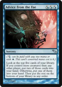 Advice from the Fae - Light Play MTG Shadowmoor - Image 1