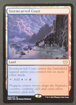 MTG - 1x Stormcarved Coast - Innistrad: Crimson Vow - NM Magic The Gathering 265 - Image 1