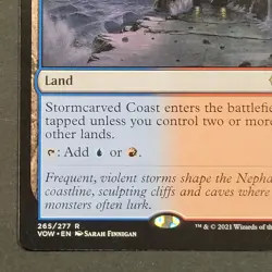 MTG - 1x Stormcarved Coast - Innistrad: Crimson Vow - NM Magic The Gathering 265 - Image 3