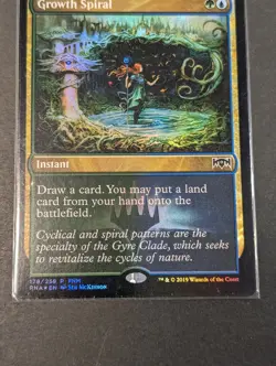 MTG - Growth Spiral - Friday Night Magic FNM - NM Foil Promo Ravnica Allegiance - Image 5