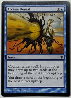 MTG - 1x Arcane Denial - Commander 2013 - NM - MTG - Magic The Gathering - #28 - Image 1