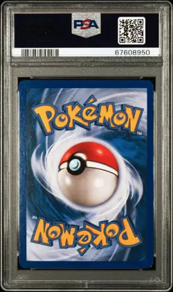 Pokemon Rocket's Mewtwo Best of Game Winner Stamped Reverse PSA 9 Scratched Slab - Image 2