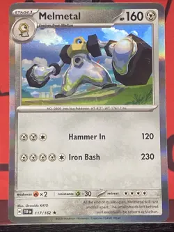 Melmetal 117/162 Temporal Forces Holo Rare Pokemon TCG 2024 NM - Image 3